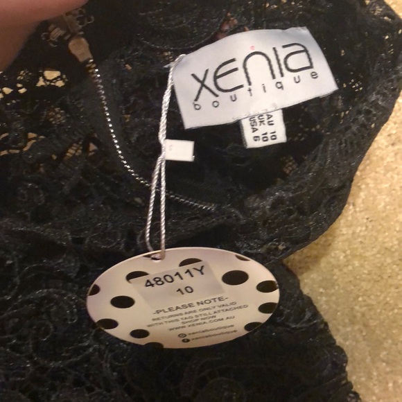 ⭐️BRAND NEW⭐️ HOLIDAY BLACK LACE MINI DRESS🎉 - Picture 7 of 7